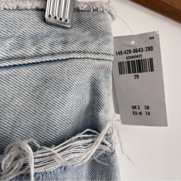 Abercrombie & Fitch Denim Shorts Size 29 UK 12 Blue Denim Festival New RRP £58 - Picture 6 of 12